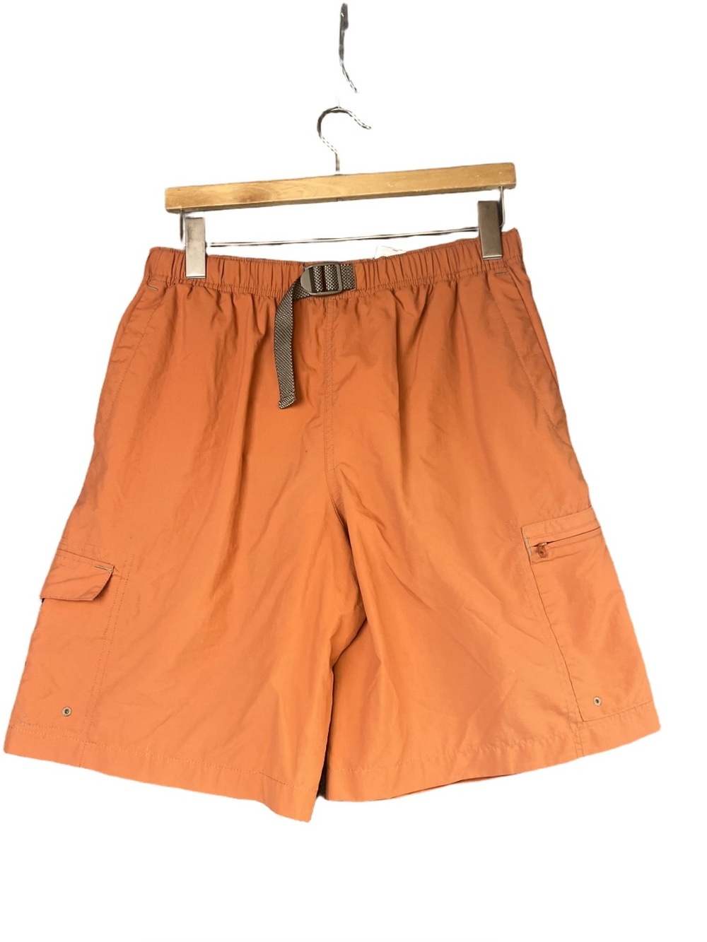 Columbia Mens Tech Swim Shorts With Netting Stay Up Buckle Zipper Pockets Size M